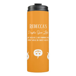 Termo Halloween Calabaza Blanca Spice Sweet or Nice