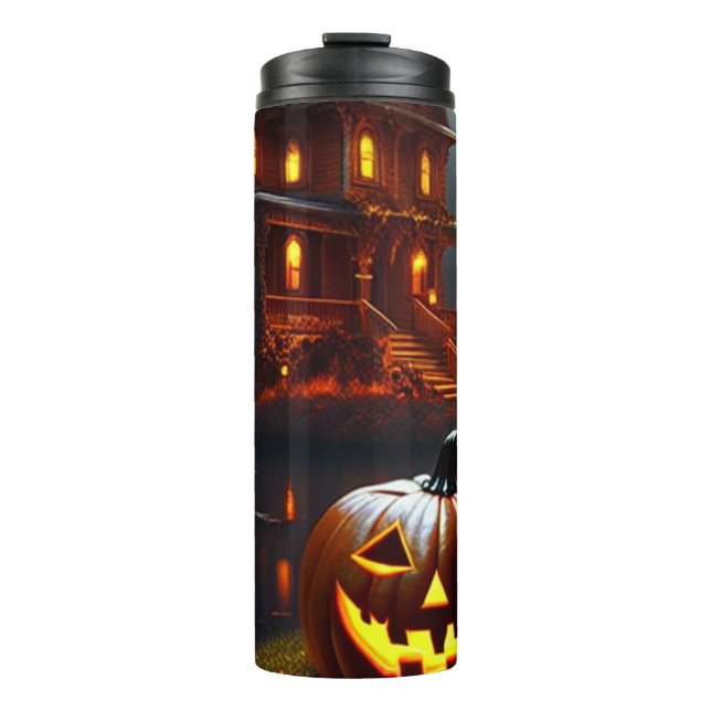 Termo Halloween/Calabaza/Caída (Anverso)