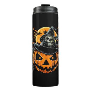 Termo Halloween/calabaza/otoño/otoño