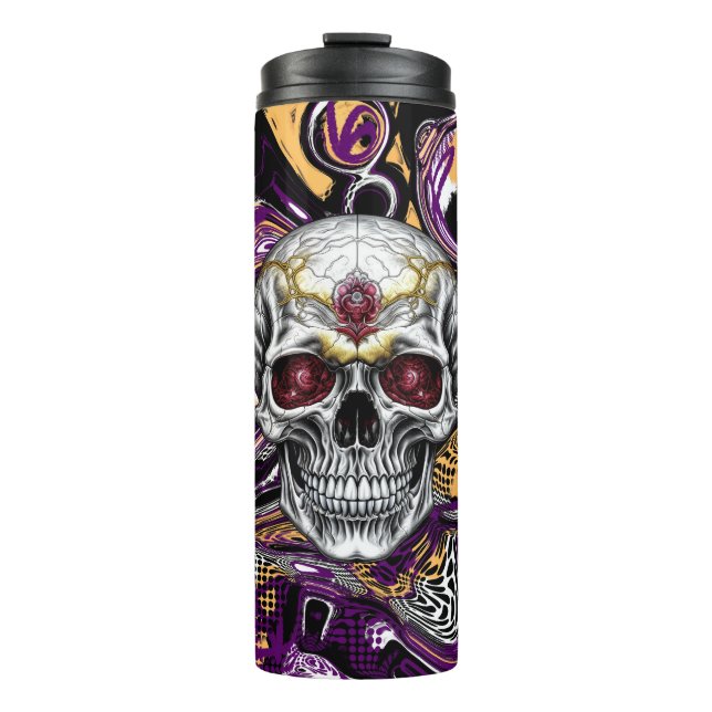 Termo Halloween con la morada y el azúcar negro (Anverso)