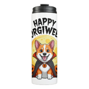 Termo Halloween Corgiween, Spooky Corgi Dog