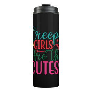 Termo Halloween Creepy Girls Are The Cutest Birthday