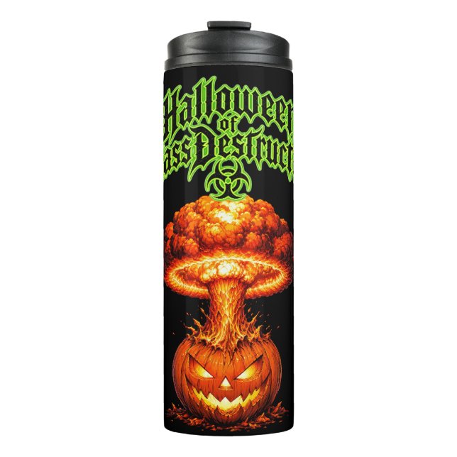 Termo Halloween de Destrucción Nuclear Jack-o'-Lant (Anverso)