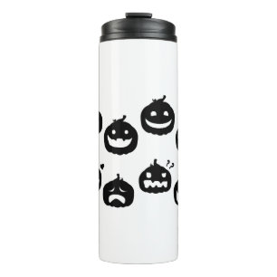 Termo Halloween divertida Halloween ofrece calabazas par