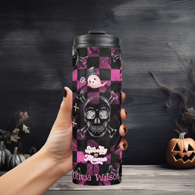 Termo Halloween dulce y espeluznante personalizado (Subido por el creador)