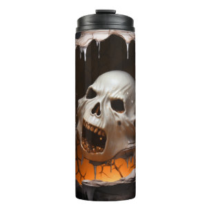 Termo Halloween Fantasma Crackeado De Halloween 3D