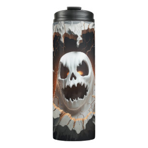 Termo Halloween Fantasma Crackeado De Halloween 3D