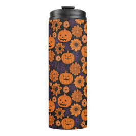 Termo Halloween floral