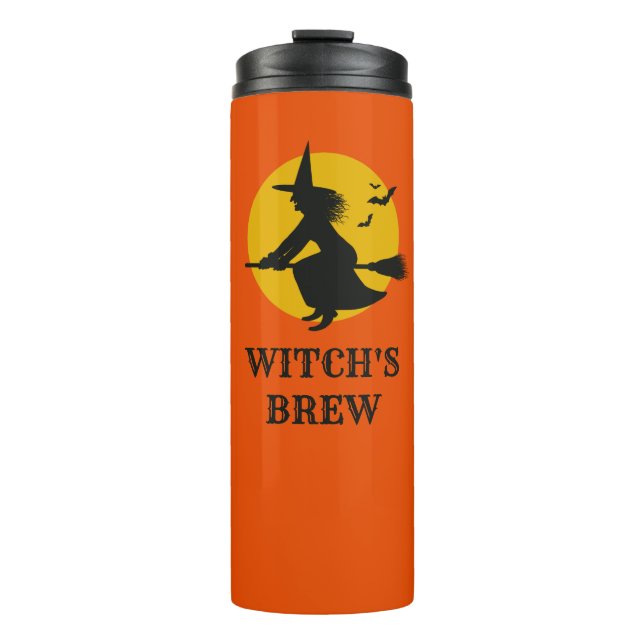 Termo Halloween Flying Witch Thermal Travel Mug (Anverso)