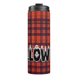 Termo Halloween Ghost Candle Lettering