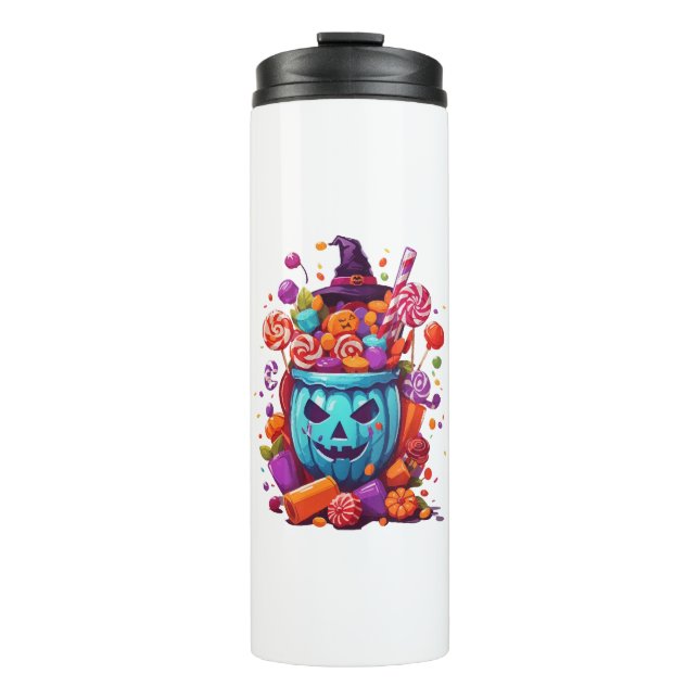 Termo Halloween gracioso  (Anverso)