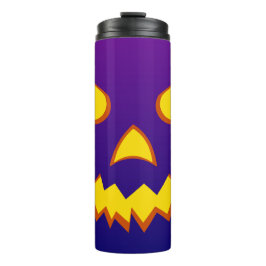 Termo Halloween Grinning Face Jack o Lantern Pumpkin