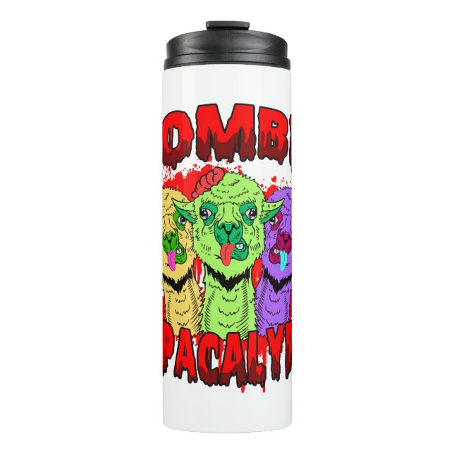 Termo Halloween Llama Alpaca Funny Lama Glama regalo de  (Anverso)