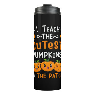 Termo Halloween Teacher Cutest Pumpkins Cumpleaños