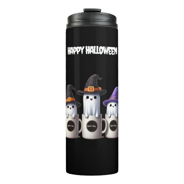 Termo Halloween - Tres lindos fantasma de boo-jee (Anverso)