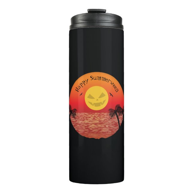 Termo Halloween tropical (Anverso)