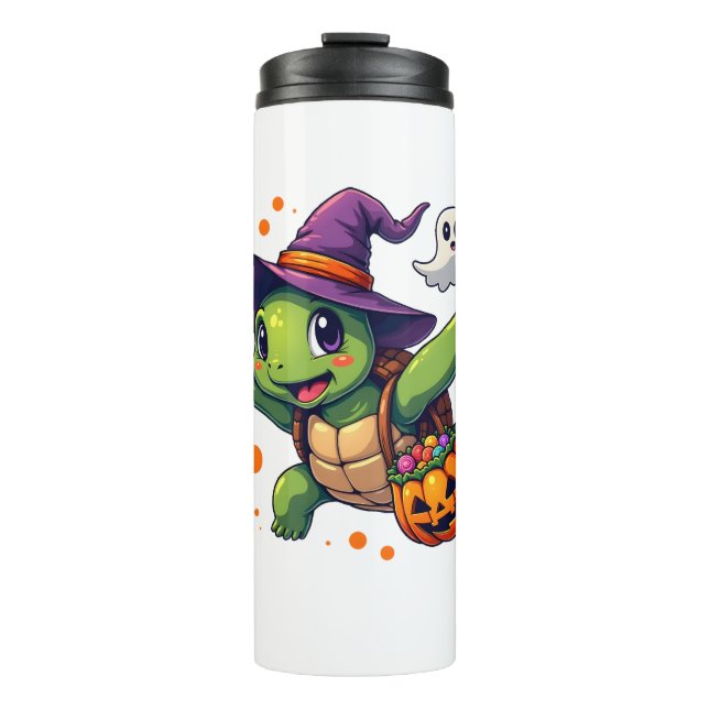 Termo Halloween Turtle Tortoise Costume Hombres Mujeres  (Anverso)