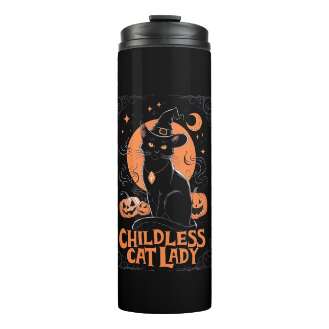 Termo Halloween, una mujer sin hijos, una elección de br (Anverso)
