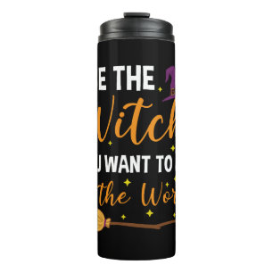 Termo Halloween Witch Funny for Women Wiccan Witchcraft