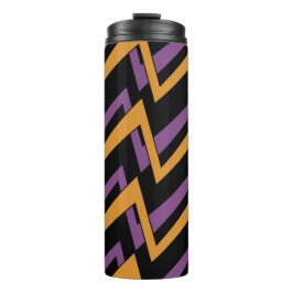 Termo Halloween Zig Zags Orange Purple  