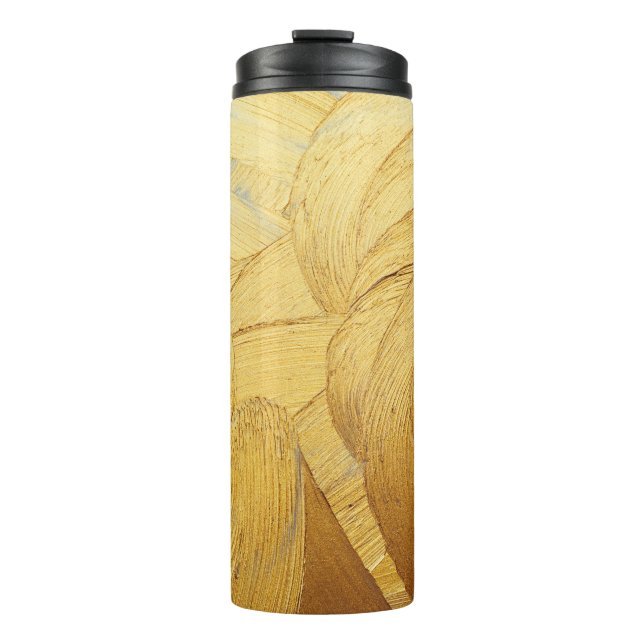 Termo Hand drawing paint gold brush stroke  (Anverso)