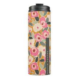 Termo Hand-Drawn Bold Inky Floral Pattern- Sunlit Meadow