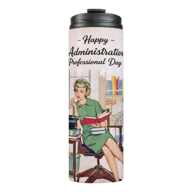 Termo Happy Administrative Professional Day - Retro (Anverso)