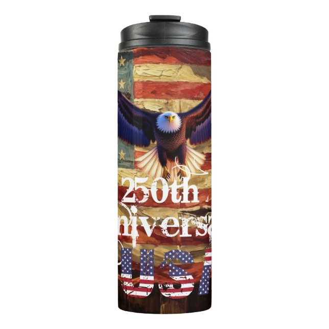 Termo Happy Birthday  250 Years Strong USA (Anverso)