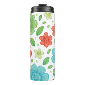 Termo Happy Flowers & Smiling Creatures Digital Print - 
