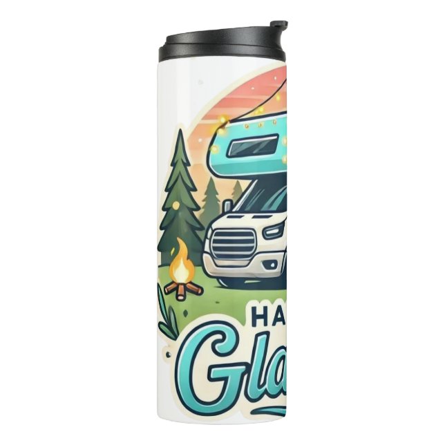 Termo Happy Glamper Travel Mug - Aventura (Rotado hacia la izquierda)
