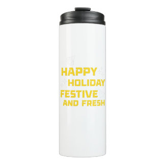 Termo Happy Holiday, Festive and Fresh