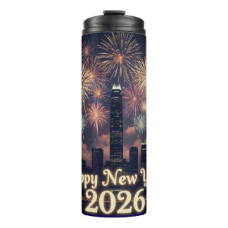 Termo Happy New Year Bottle | Stylish Celebration Drinkw