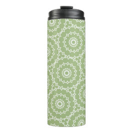 Termo Happy Spring Wavy Circle Green