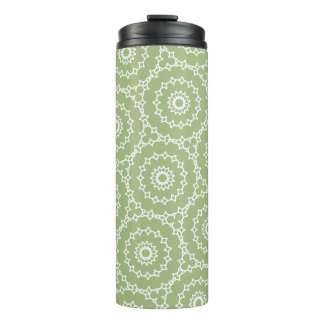 Termo Happy Spring Wavy Circle Green