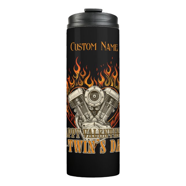 Termo Happy V-Twin’s Day Motorcycle Design (Anverso)