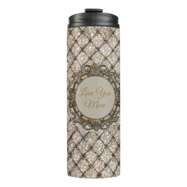 Termo Happy Valentine's Day, Love You More,  (Anverso)