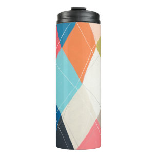 Termo Harlequin Hopscotch - Patrón Argyle