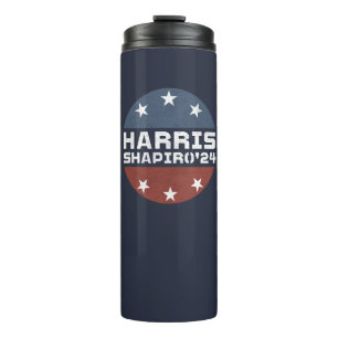 Termo Harris Shapiro 2024 Azul rojo vintage