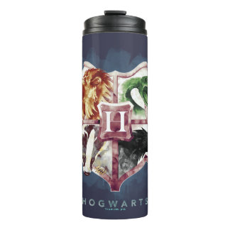 Termo Harry Potter | Escudo de HOGWARTS™ Acuarela