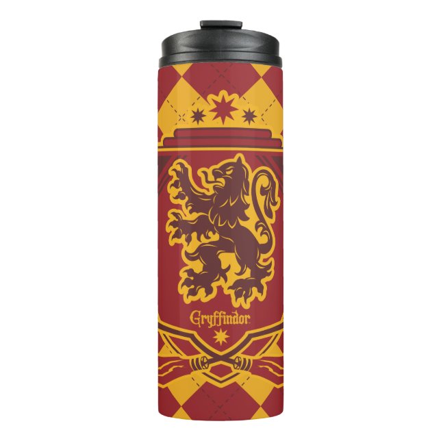 Termo Harry Potter | Escudo Gryffindor QUIDDITCH™ (Anverso)
