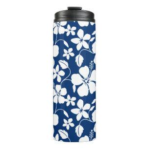 TERMO HAWAIIAN HULA (HIBISCUS) NAVY