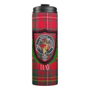 Termo Hay Scottish Clan Tartán & Cresta