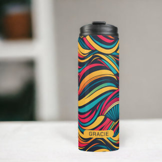 Termo Haz tu propio patrón abstracto personalizado