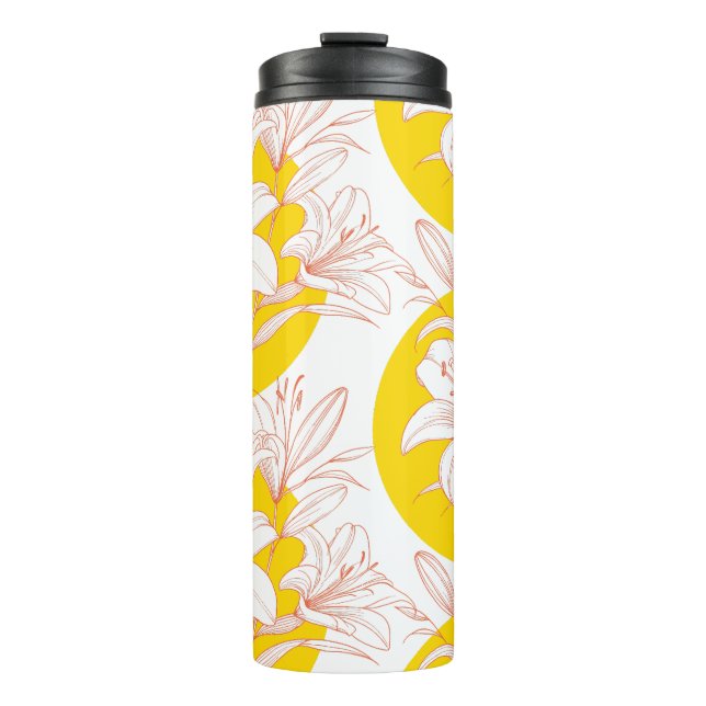 Termo He is RISEN! - Coral + Yellow Lily (Anverso)