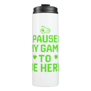 Termo He parado mi juego Neon Pixel Art