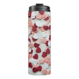 Termo Heart Confetti Pattern – Cute Romantic Celebration
