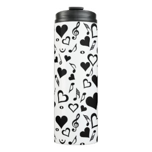 Termo Hearts and Music Notes
