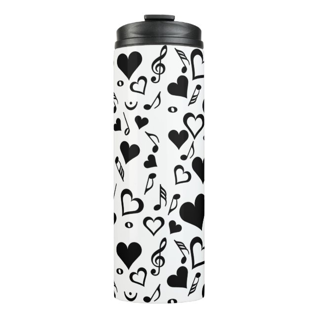 Termo Hearts and Music Notes (Anverso)