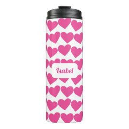 Termo HEARTS Groovy Valentine PERSONALIZADO regalo de da