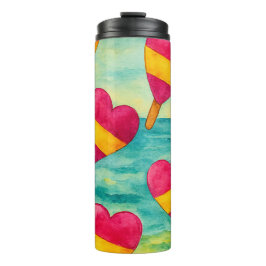 Termo helados en la playa 